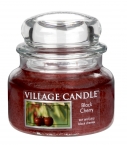 Village Candle Vonná svíčka ve skle, Černá třešeň - Black Cherry, 11oz Premium