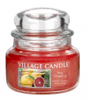 Village Candle Vonná svíčka ve skle, Růžový grapefruit, Pink Grapefruit, 11oz Premium