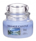 Village Candle Vonná svíčka ve skle, Ledovcový vánek - Glacial Spring, 11oz Premium