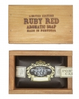 Castelbel Mýdlo v dřevěné krabičce - Ruby Red - Hrozny a Červené Bobule, 150g