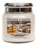 Village Candle Vonná svíčka ve skle - Aspen Holiday - Prázdniny na horách, 16oz