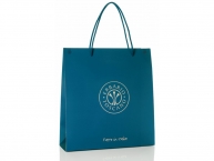 Erbario Toscano Střední dárková taška - modrá 20x10x26cm