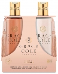 Grace Cole Sprchový gel a Hydratační tělové mléko - Lilie zázvorníková & Mandarin, 2x300ml