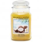 Village Candle Vonná svíčka ve skle - Soleil All Day - Den na pláži, velká